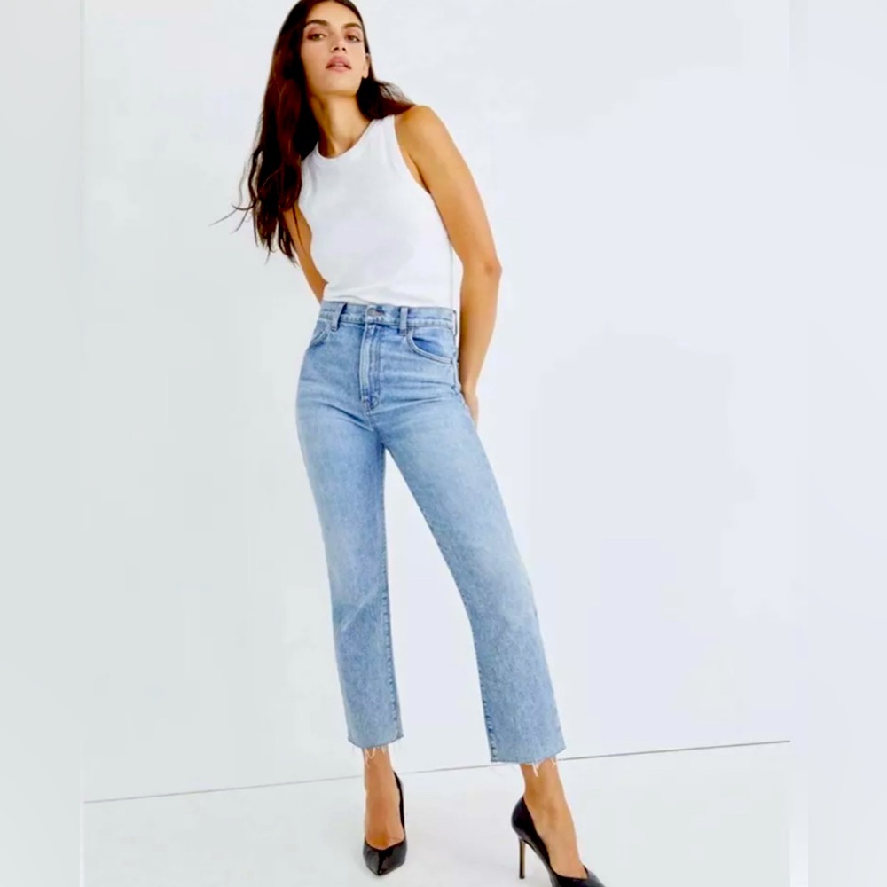 Veronica Beard Light Blue High Rise Jeans